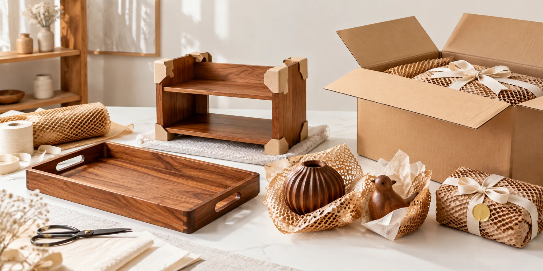 Đóng gói và vận chuyển đồ decor gỗ cần xác nhận gì?