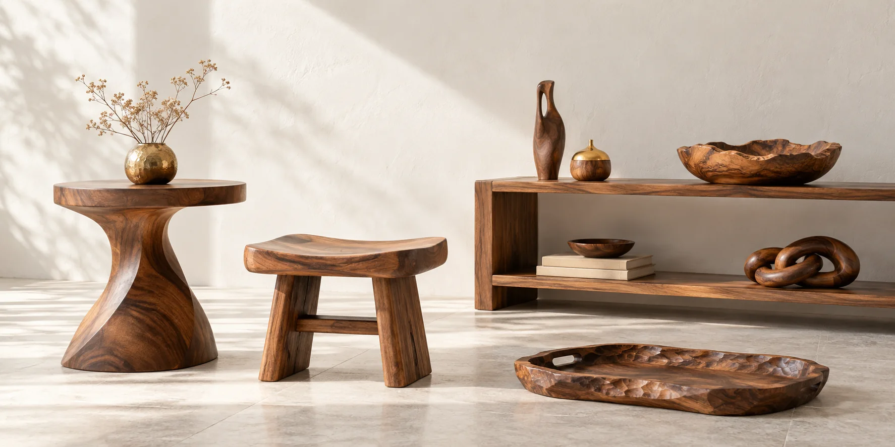 Cách chọn đồ decor gỗ theo kích thước không gian